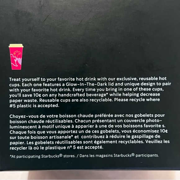 Starbucks Halloween 2023 Reusable Glow-In-The-Dark Hot Cups 16oz - Picture 15 of 16